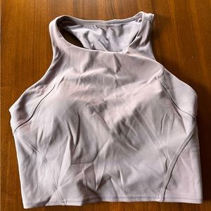 Lulu high neck cropped tank